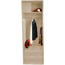 GoVets Open Gear Locker with Top Compartment & Foot Locker 24