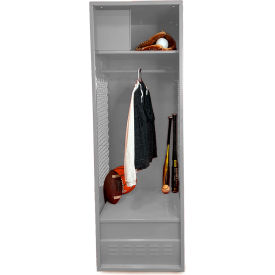 GoVets Open Gear Locker with Top Compartment & Foot Locker 24