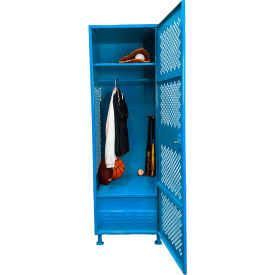 GoVets 1 Door Security Gear Locker w/ Foot Locker & Legs 24