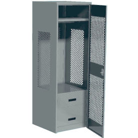 GoVets 1 Door Security Gear Locker with 2 Drawers 24
