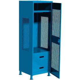 GoVets 1 Door Security Gear Locker with 2 Drawers & Legs 24