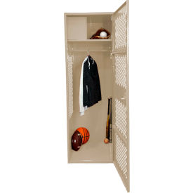 GoVets 1 Door Security Gear Locker with Top Compartment 24