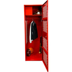 GoVets 1 Door Security Gear Locker with Top Compartment 24