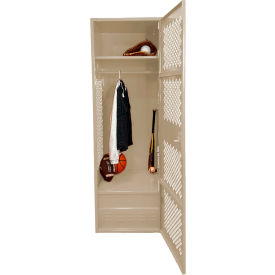 GoVets 1 Door Security Gear Locker with Foot Locker 24