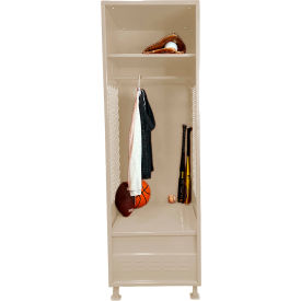GoVets Open Gear Locker with Foot Locker & Legs 24