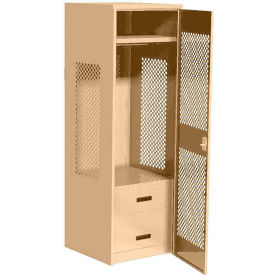 GoVets 1 Door Security Gear Locker with 2 Drawers 24