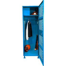 GoVets 1 Door Security Gear Locker w/ Top Compt. & Legs 24