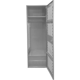 GoVets™ 1 Door Security Gear Locker w/ Footlocker 24