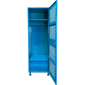 GoVets™ 1 Door Security Locker w/Footlocker & Legs 24