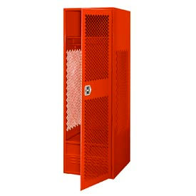 GoVets™ 1 Door Security Gear Locker w/ Footlocker 24