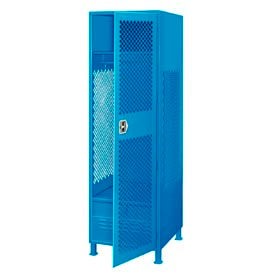 GoVets™ 1 Door Security Locker w/Footlocker & Legs 24