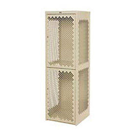 GoVets™ 2-Tier 2 Door Heavy Duty Vented Locker 24