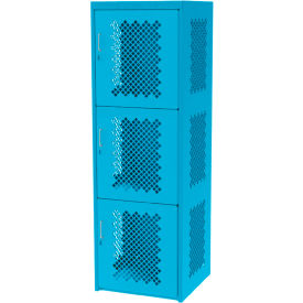 GoVets™ 3-Tier 3 Door Heavy Duty Vented Locker 24
