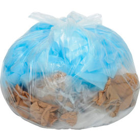 GoVets™ Medium Duty Clear Trash Bags - 55 to 60 Gal 0.75 Mil 100 Bags/Case 770261