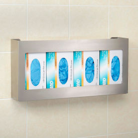 GoVets™ Quadruple Stainless Steel Glove Box Holder 21