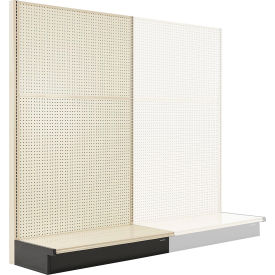 GoVets™ Gondola Shelving Single Sided Wall Starter 48