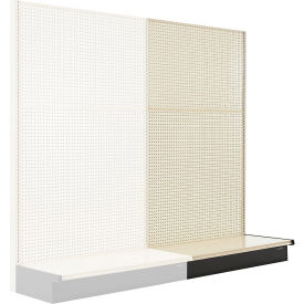 GoVets™ Gondola Shelving Single Sided Wall Add-On 48