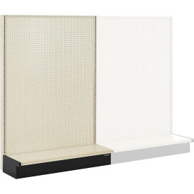 GoVets™ Gondola Shelving Single Sided Wall Starter 48