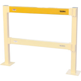GoVets™ Steel Lift-Out Guard Rail Light Duty 10'L Yellow 435708