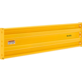 GoVets™ Steel Guard Rail 3-Rib 6'L Yellow 805670