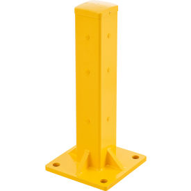 GoVets™ Bolt-On Steel Post for Single Guard Rail 24