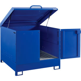 GoVets™ Outdoor Drum Cabinet 220 Gal. Capacity Manual Close Unassembled 104316