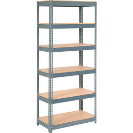 GoVets 6 Shelf Heavy Duty Boltless Shelving Starter 36