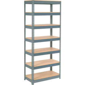 GoVets 7 Shelf Heavy Duty Boltless Shelving Starter 36