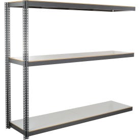 GoVets 3 Shelf Heavy Duty Channel Boltless Shelving Add On 96