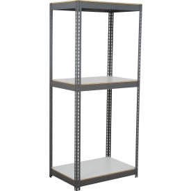 GoVets 3 Shelf Heavy Duty Boltless Shelving Starter 48