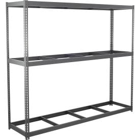 GoVets 3 Shelf Heavy Duty Channel Boltless Shelving Starter 96