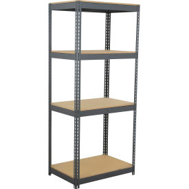 GoVets 4 Shelf Heavy Duty Boltless Shelving Starter 48