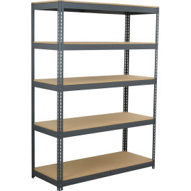 GoVets 5 Shelf Heavy Duty Boltless Shelving Starter 60