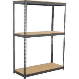 GoVets 3 Shelf Heavy Duty Boltless Shelving Starter 60