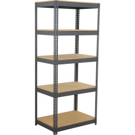 GoVets 5 Shelf Heavy Duty Boltless Shelving Starter 48
