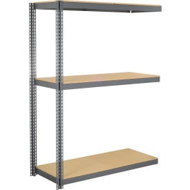 GoVets 3 Shelf Heavy Duty Boltless Shelving Add On 72