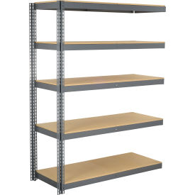GoVets 5 Shelf Heavy Duty Boltless Shelving Add On 72