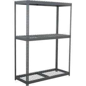 GoVets 3 Shelf Heavy Duty Boltless Shelving Starter 72