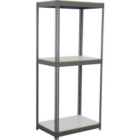 GoVets 3 Shelf Heavy Duty Boltless Shelving Starter 48
