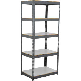 GoVets 5 Shelf Heavy Duty Boltless Shelving Starter 48