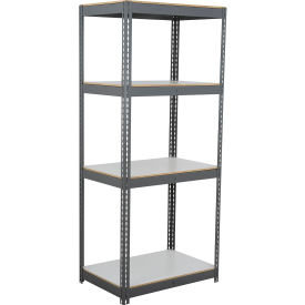 GoVets 4 Shelf Heavy Duty Boltless Shelving Starter 48