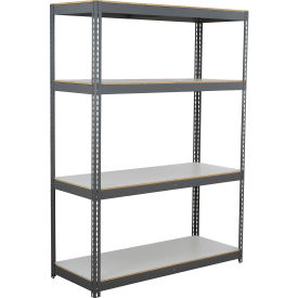 GoVets 4 Shelf Heavy Duty Boltless Shelving Starter 72