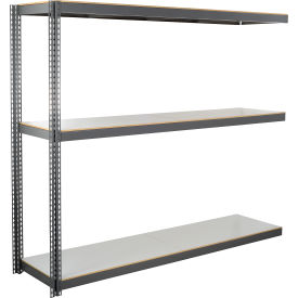 GoVets 3 Shelf Heavy Duty Channel Boltless Shelving Add On 96