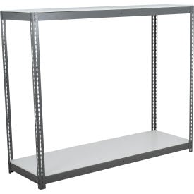 GoVets 2 Shelf Heavy Duty Boltless Shelving Starter 48