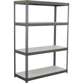 GoVets 4 Shelf Heavy Duty Boltless Shelving Starter 72