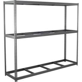 GoVets 3 Shelf Heavy Duty Channel Boltless Shelving Starter 96