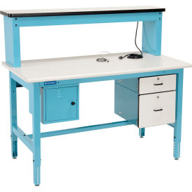 GoVets™ Bench-In-A-Box Technical Workbench ESD Laminate Top 60