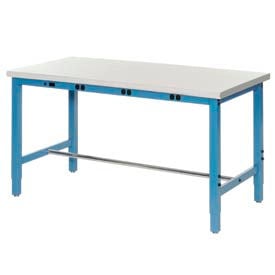 GoVets™ Adjustable Height Workbench Power Outlets 72 x 30