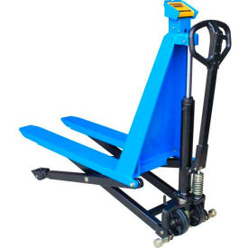 GoVets™ Manual High-Lift Skid Jack Truck with Scale 3000 lb. Cap. 27