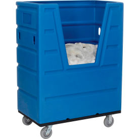 GoVets™ Hopper Front Plastic Bulk Truck 43 Cu. Ft. Blue 556BL987
